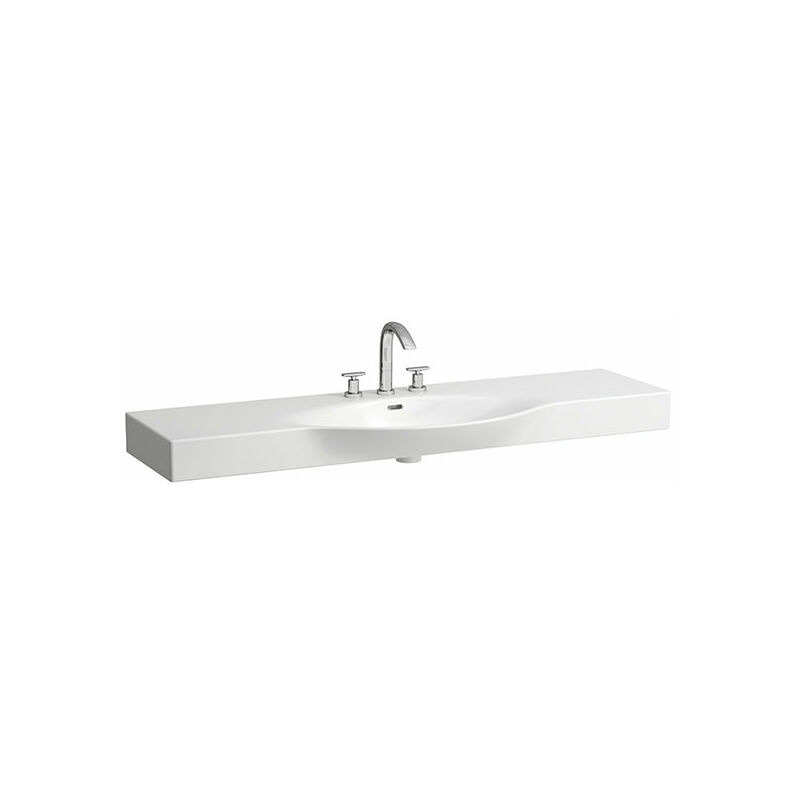 Lavabo Palace, 1 agujero para grifo, con rebosadero, 1500x510, blanco - H8117060001041 - Laufen
Lavabo Palace, 1 agujero para grifo, con rebosadero, 1500x510, blanco - H8117060001041 - Laufen