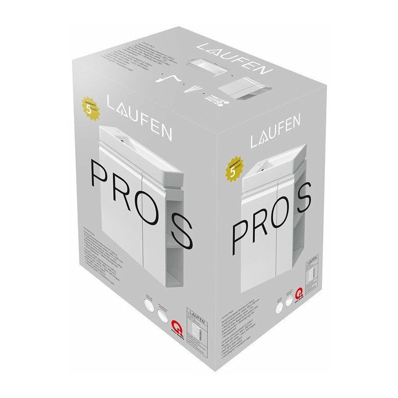 Lavabo PRO S con mueble bajo lavabo blanco mate, banco con orificio para grifería a la derecha - Laufen
Lavabo PRO S con mueble bajo lavabo blanco mate, banco con orificio para grifería a la derecha - Laufen