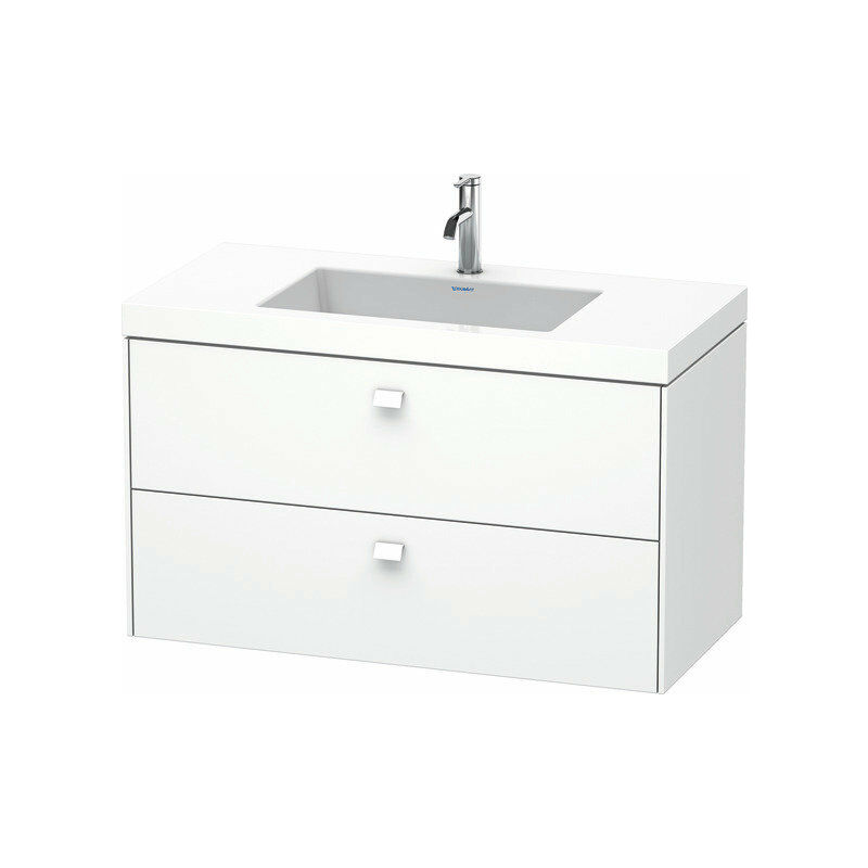 Lavabo para muebles Duravit Brioso c-bonded con subestructura de pared 100,0x48,0 cm, 2 cajones, incl. hueco para sifón y faldón, sin rebosadero, con
Lavabo para muebles Duravit Brioso c-bonded con subestructura de pared 100,0x48,0 cm, 2 cajones, incl. hueco para sifón y faldón, sin rebosadero, con