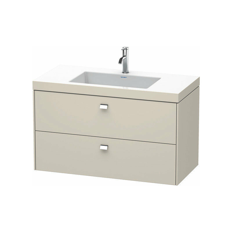 Lavabo para muebles Duravit Brioso c-bonded con subestructura de pared 100,0x48,0 cm, 2 cajones, incl. hueco para sifón y faldón, sin rebosadero, con
Lavabo para muebles Duravit Brioso c-bonded con subestructura de pared 100,0x48,0 cm, 2 cajones, incl. hueco para sifón y faldón, sin rebosadero, con