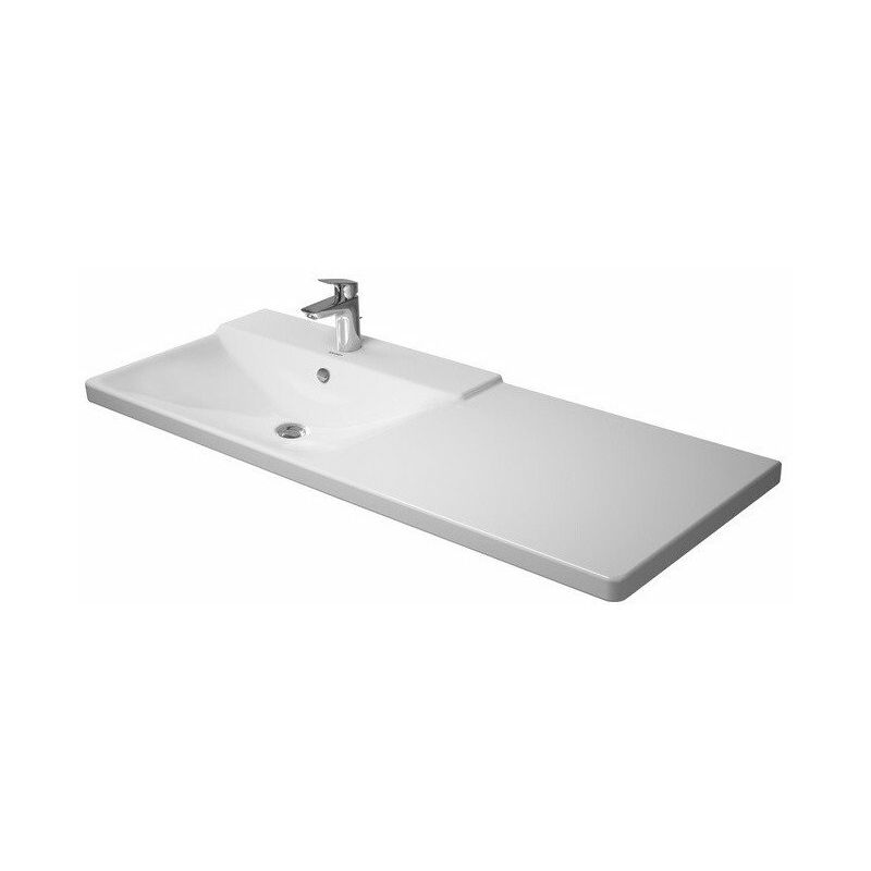 P3 Comforts mueble lavabo lavabo izquierdo con plataforma para grifo rebosadero 1250x500mm 3 orificios para grifería blanco - Duravit
P3 Comforts mueble lavabo lavabo izquierdo con plataforma para grifo rebosadero 1250x500mm 3 orificios para grifería blanco - Duravit