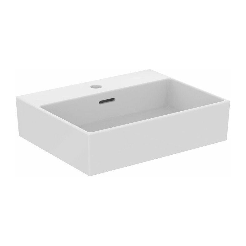 Lavabo sobre encimera EXTRA 500x400x125mm blanco 1 orificio para grifería, sin rebosadero IDEAL STANDARD
Lavabo sobre encimera EXTRA 500x400x125mm blanco 1 orificio para grifería, sin rebosadero IDEAL STANDARD