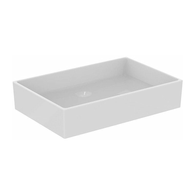 Lavabo sobre encimera EXTRA 600x400x125mm blanco sin orificio para grifería, sin rebosadero IDEAL STANDARD
Lavabo sobre encimera EXTRA 600x400x125mm blanco sin orificio para grifería, sin rebosadero IDEAL STANDARD