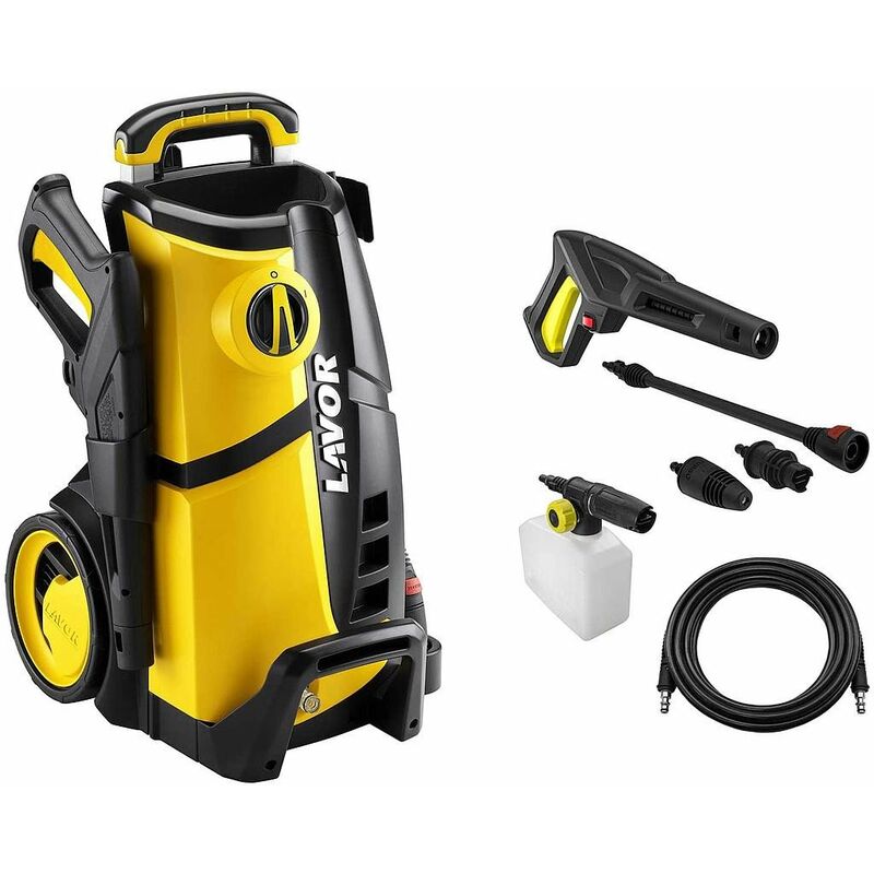 Lavor - Limpiadora de alta presión de agua fría 1900 W 140 bar caudal 450 L/h con accesorios - LVR3 140
Lavor - Limpiadora de alta presión de agua fría 1900 W 140 bar caudal 450 L/h con accesorios - LVR3 140