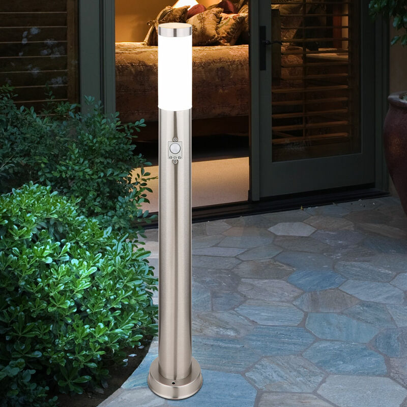 Lámpara de pie LED de 7 vatios, sensor detector de movimiento, acero inoxidable, luz IP44, lámpara para exteriores
Lámpara de pie LED de 7 vatios, sensor detector de movimiento, acero inoxidable, luz IP44, lámpara para exteriores