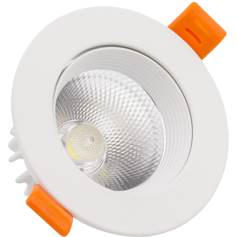 Foco Downlight LED 15W COB Direccionable Circular Blanco Corte Ø 110 mm No Flicker Blanco Frío 6000K . - Blanco Frío 6000K
Foco Downlight LED 15W COB Direccionable Circular Blanco Corte Ø 110 mm No Flicker Blanco Frío 6000K . - Blanco Frío 6000K