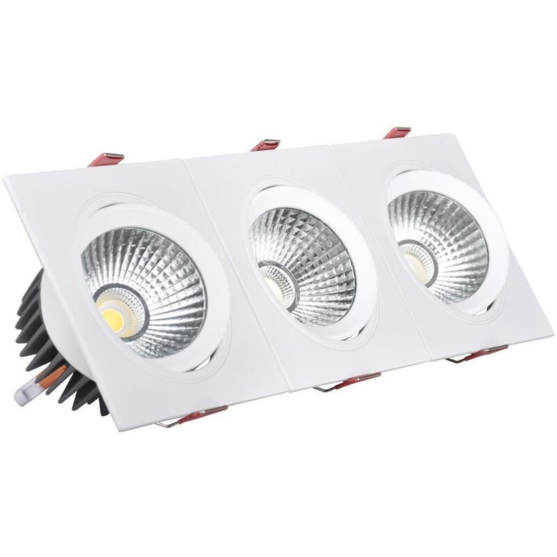 Foco Downlight LED 15W Rectangular Triple New Madison Corte 255x75 mm Blanco Cálido 3000K - 3200K . - Blanco Cálido 3000K - 3200K
Foco Downlight LED 15W Rectangular Triple New Madison Corte 255x75 mm Blanco Cálido 3000K - 3200K . - Blanco Cálido 3000K - 3200K