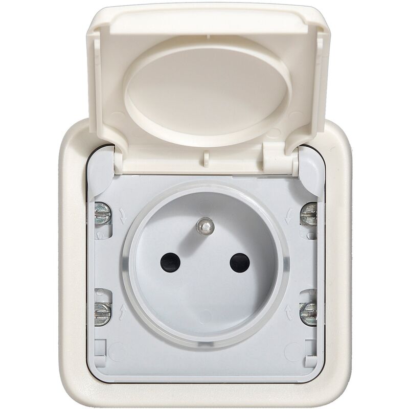 Legrand - 2P zócalo con caja Impermeable a las salpicaduras de la Tierra con sobresale Blanca - Blanc
Legrand - 2P zócalo con caja Impermeable a las salpicaduras de la Tierra con sobresale Blanca - Blanc