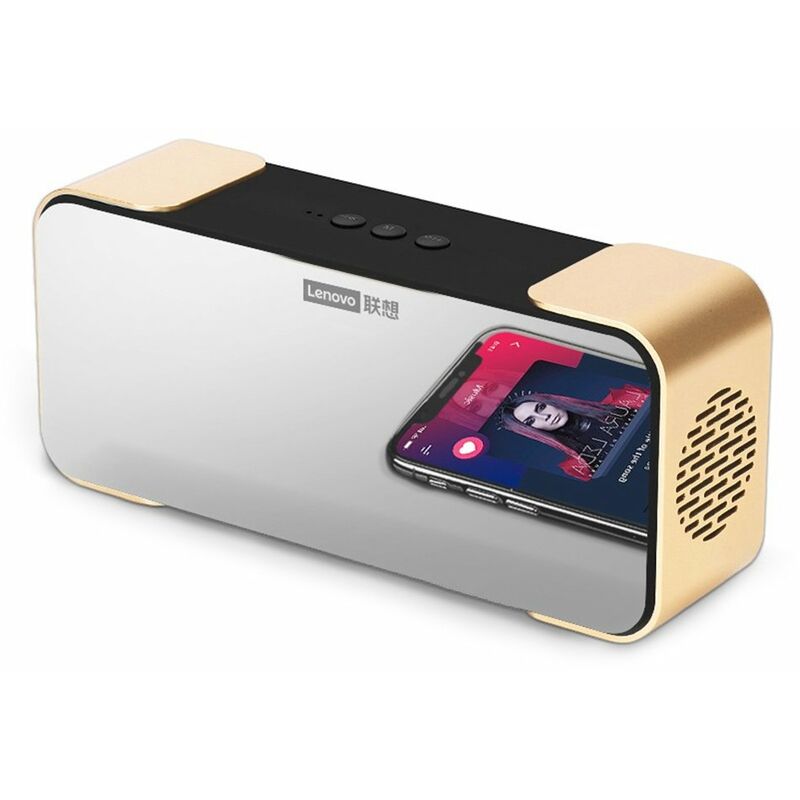 L022 (version estandar) Altavoz BT con espejo Altavoz inalambrico portatil Reproductor de audio con sonido HD de 10 W y graves para el hogar / al
L022 (version estandar) Altavoz BT con espejo Altavoz inalambrico portatil Reproductor de audio con sonido HD de 10 W y graves para el hogar / al