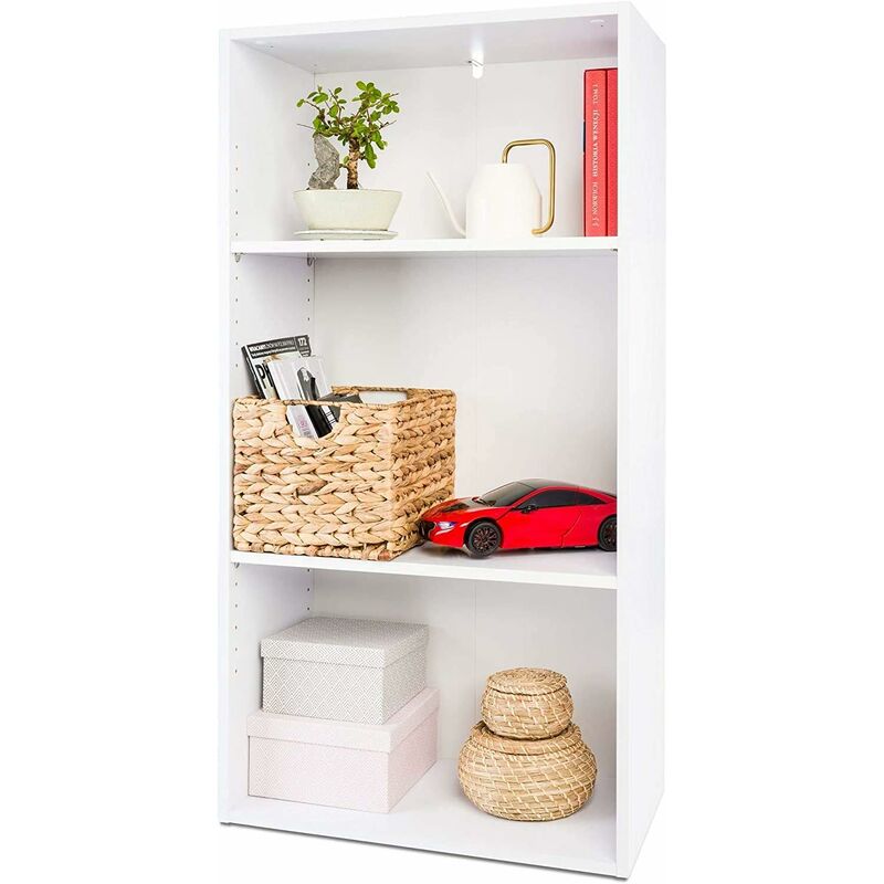 Costway - Librería de Pie de 3 Niveles Estantería con Estante Ajustable Armario Multiuso para Juguete Libros Fotos Almacenamiento para Hogar Salón 60
Costway - Librería de Pie de 3 Niveles Estantería con Estante Ajustable Armario Multiuso para Juguete Libros Fotos Almacenamiento para Hogar Salón 60