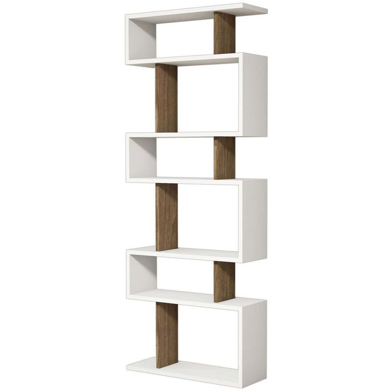 Home Mania - Homemania Estantería Tablero blanco y nogal 60x20x156,6 cm - Multicolor
Home Mania - Homemania Estantería Tablero blanco y nogal 60x20x156,6 cm - Multicolor