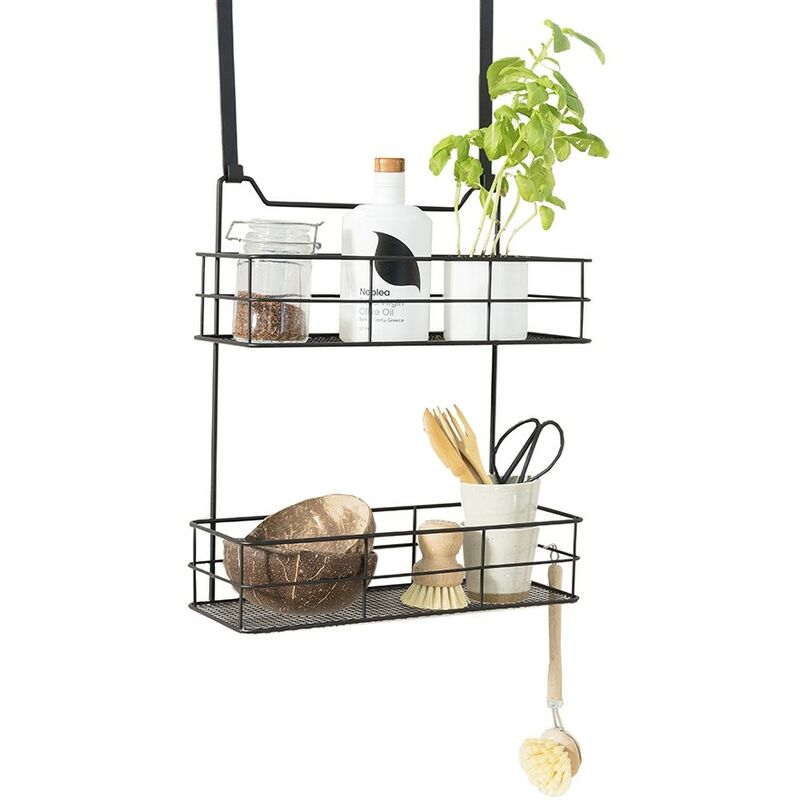Estantería Colgante de Puerta, 2 Estantes organizativos de Puerta, Forma de Cesta, 100% Metal, para baño, Dormitorio, Sala de Estar - Lifa Living
Estantería Colgante de Puerta, 2 Estantes organizativos de Puerta, Forma de Cesta, 100% Metal, para baño, Dormitorio, Sala de Estar - Lifa Living