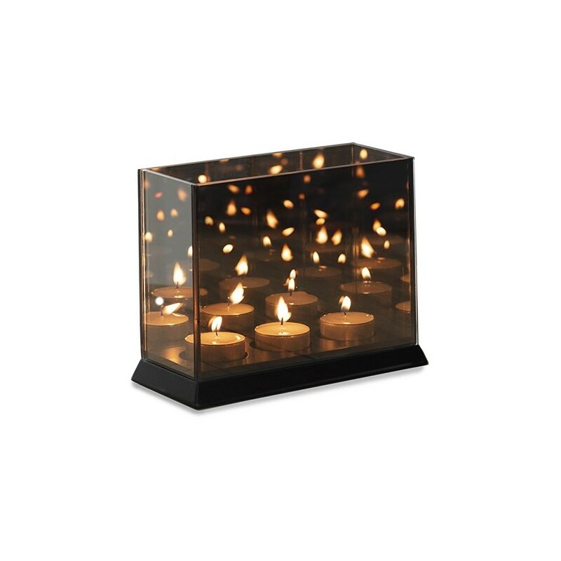 Portavelas cuadrado para 3 velas, Portavelas de espejo, Portavelas de espejo y vitral ignífugo, Uso interior y exterior, 20 x 9 x 15 (h) cm - Lifa
Portavelas cuadrado para 3 velas, Portavelas de espejo, Portavelas de espejo y vitral ignífugo, Uso interior y exterior, 20 x 9 x 15 (h) cm - Lifa