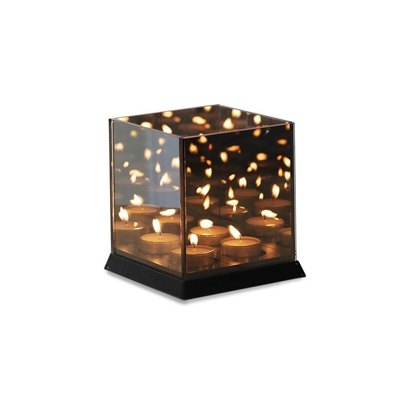 Portavelas cuadrado para 4 velas, Portavelas espejo, Portavelas espejo y vidriera ignífugos, Uso interior y exterior, 14,5 x 14,5 x 15 cm - Lifa
Portavelas cuadrado para 4 velas, Portavelas espejo, Portavelas espejo y vidriera ignífugos, Uso interior y exterior, 14,5 x 14,5 x 15 cm - Lifa