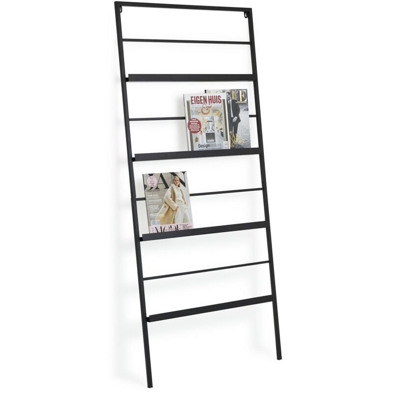 LIFA LIVING revistero negro para pared, revistero decorativo de metal, mueble para libros, estantería pared para revistas 171x75x4 cm max 10kg
LIFA LIVING revistero negro para pared, revistero decorativo de metal, mueble para libros, estantería pared para revistas 171x75x4 cm max 10kg