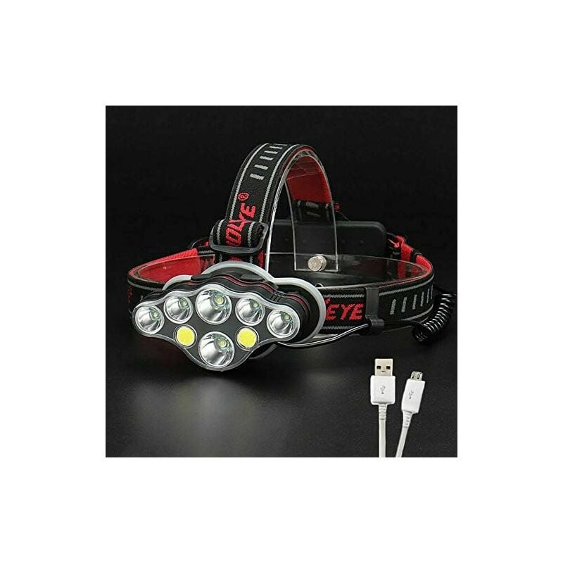 Linterna Frontal Led Usb Recargable, Linternas Cabeza 8 Modos de Luz (Bnegro y Rojo), Impermeable, T6 8 LED Iluminación Faros Delanteros para Correr,
Linterna Frontal Led Usb Recargable, Linternas Cabeza 8 Modos de Luz (Bnegro y Rojo), Impermeable, T6 8 LED Iluminación Faros Delanteros para Correr,
