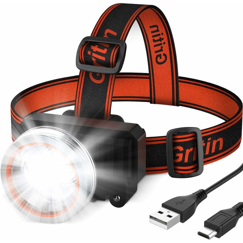 Abcrital - Linterna frontal, potente linterna frontal LED recargable por USB, superbrillante 2000 LM con sensor de movimiento, 4 modos de luz,
Abcrital - Linterna frontal, potente linterna frontal LED recargable por USB, superbrillante 2000 LM con sensor de movimiento, 4 modos de luz,