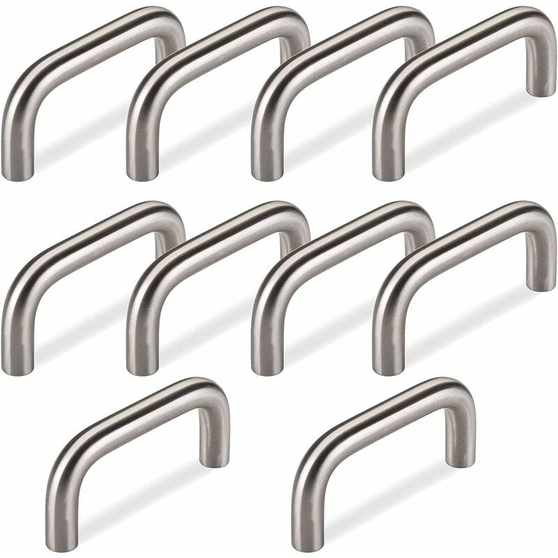 10 x Manija de arco BG03e REAL ACERO INOXIDABLE macizo Ø 10 mm / Distancia al centro 64 mm / Manija para horquilla de manija de puerta
10 x Manija de arco BG03e REAL ACERO INOXIDABLE macizo Ø 10 mm / Distancia al centro 64 mm / Manija para horquilla de manija de puerta