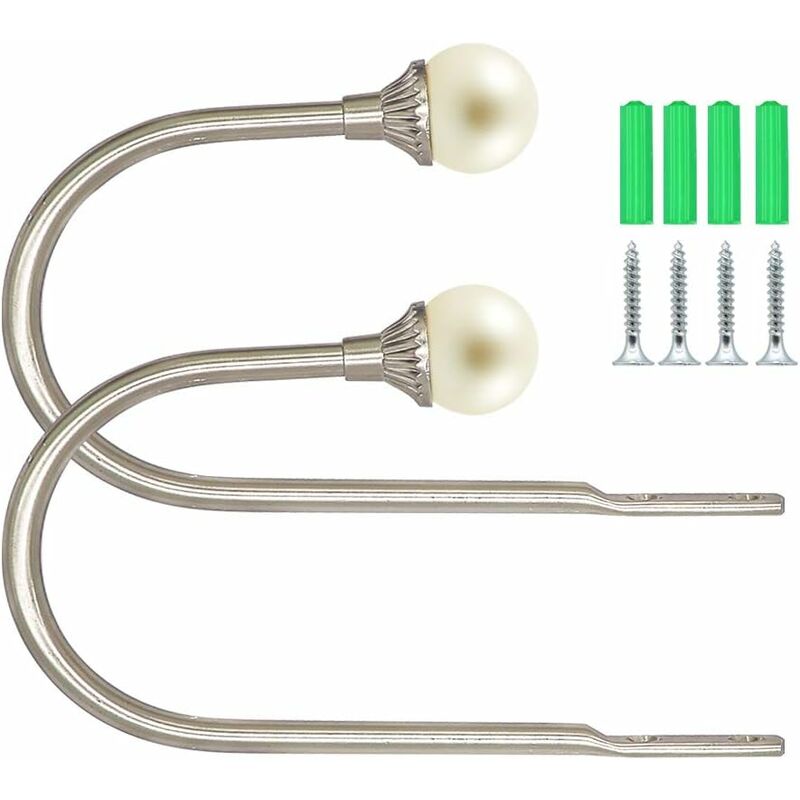 2 piezas de amarre de cortina, lazos de cuentas de alta resistencia, soporte de ganchos de cortina de metal estilo U, decoración de dormitorio
2 piezas de amarre de cortina, lazos de cuentas de alta resistencia, soporte de ganchos de cortina de metal estilo U, decoración de dormitorio