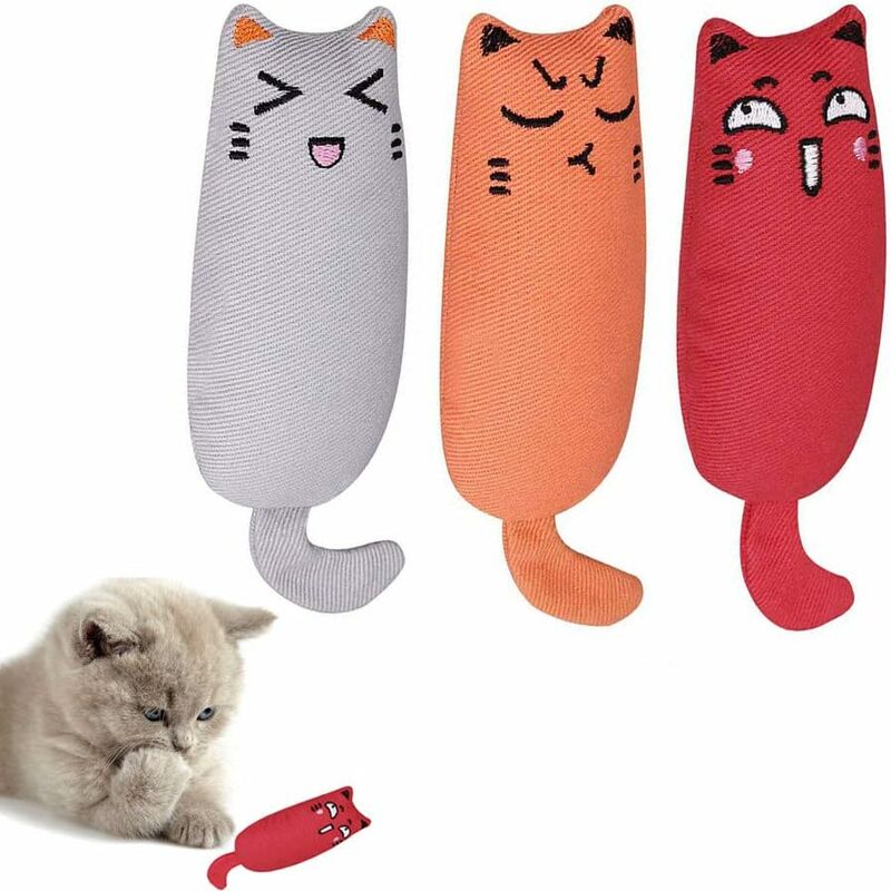 3-pack gato juguete gato almohada felpa gato juguete gatito (gris / naranja / rojo)
3-pack gato juguete gato almohada felpa gato juguete gatito (gris / naranja / rojo)