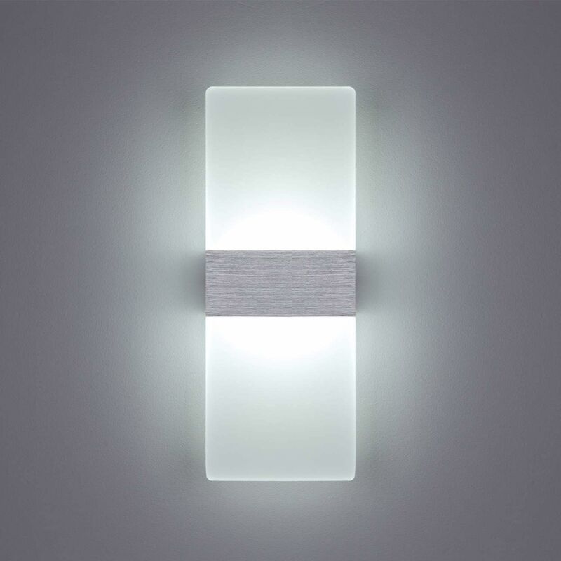 Litzee - 6W Lámpara de pared LED para interiores 6000K Lámpara de pared acrílica blanca fría Diseño moderno Tamaño: 29x11CM Para la decoración de la
Litzee - 6W Lámpara de pared LED para interiores 6000K Lámpara de pared acrílica blanca fría Diseño moderno Tamaño: 29x11CM Para la decoración de la