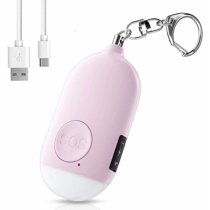 Alarma de bolsillo recargable 130 DB Alerta personal audible con llavero con linterna, alarma de pánico Sirena de autodefensa para mujeres, niños,
Alarma de bolsillo recargable 130 DB Alerta personal audible con llavero con linterna, alarma de pánico Sirena de autodefensa para mujeres, niños,