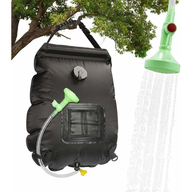 Bolsa de ducha solar, calentador solar de 20 l, bolsa de ducha portátil para acampar, ducha solar de viaje con manguera de interruptor de encendido /
Bolsa de ducha solar, calentador solar de 20 l, bolsa de ducha portátil para acampar, ducha solar de viaje con manguera de interruptor de encendido /