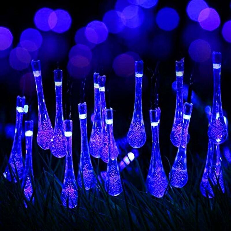 Cadena solar para exteriores, azul claro, LED, batería, impermeable, guinguette, 6.5M, 30 LED, 8 modos, decorativo para jardín, terraza, hogar,
Cadena solar para exteriores, azul claro, LED, batería, impermeable, guinguette, 6.5M, 30 LED, 8 modos, decorativo para jardín, terraza, hogar,