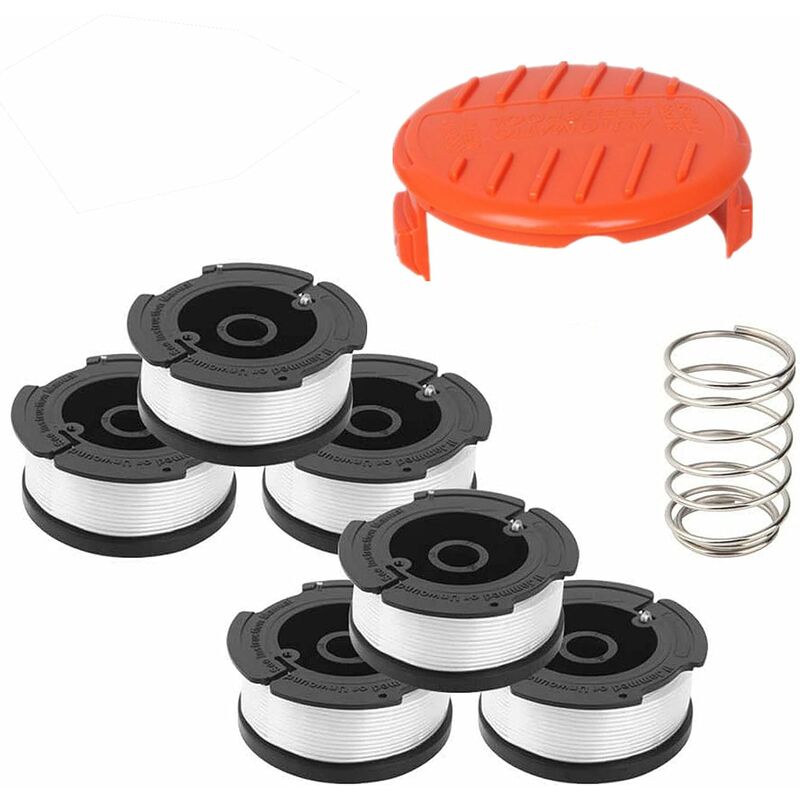 Carrete de repuesto para recortadora de hilo, 30 pies 0.065 'Bordeadora de carrete para recortadora de hilo para Black + Decker AF-100 (6 carretes de
Carrete de repuesto para recortadora de hilo, 30 pies 0.065 'Bordeadora de carrete para recortadora de hilo para Black + Decker AF-100 (6 carretes de