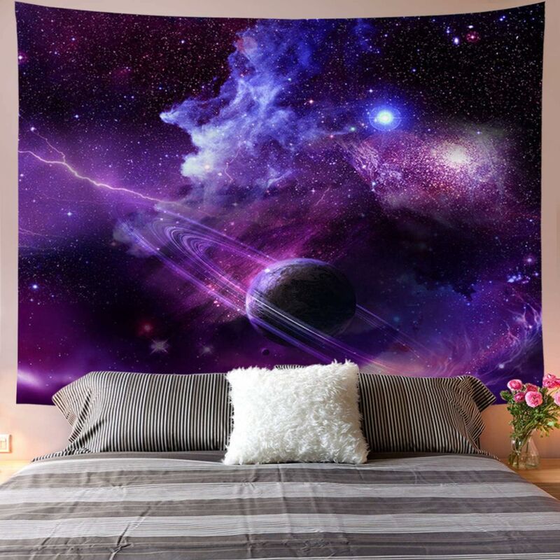 Galaxy tapiz, cielo estrellado, tapiz psicodélico, paisaje espacial, tapiz, lámina de estrella púrpura, colgante de pared para decoración del hogar
Galaxy tapiz, cielo estrellado, tapiz psicodélico, paisaje espacial, tapiz, lámina de estrella púrpura, colgante de pared para decoración del hogar