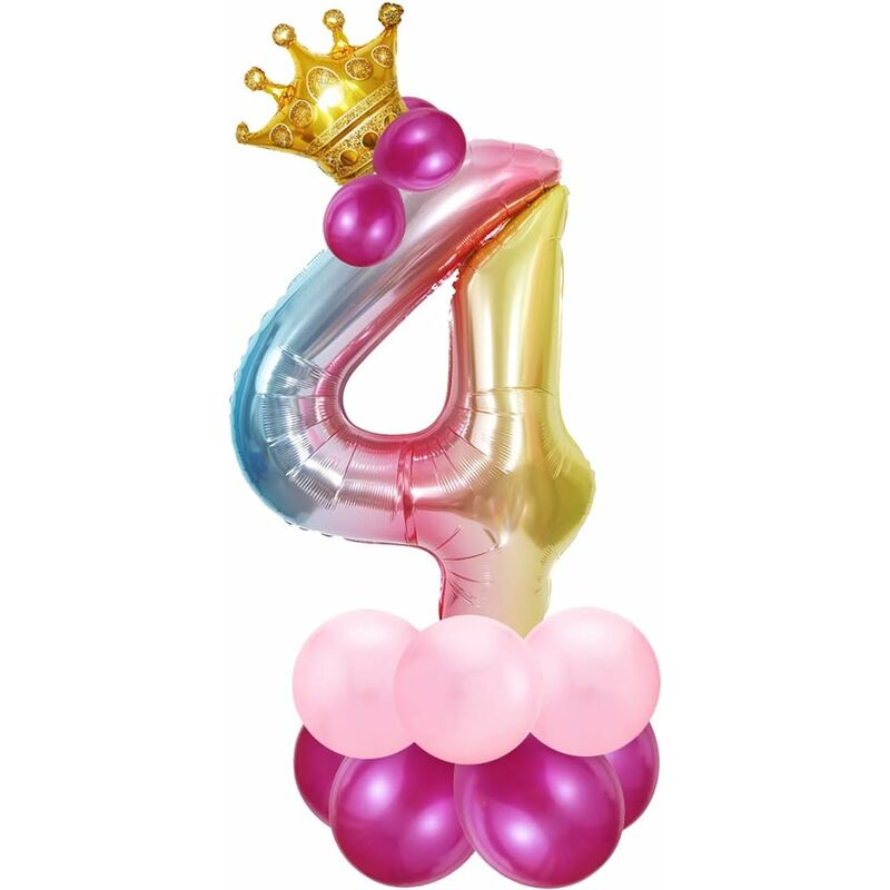 Globo para niña de cuarto cumpleaños, globo rosa con número 4, globo de helio con número rosado, globo de niña de 4 años, globos de cumpleaños de 4
Globo para niña de cuarto cumpleaños, globo rosa con número 4, globo de helio con número rosado, globo de niña de 4 años, globos de cumpleaños de 4