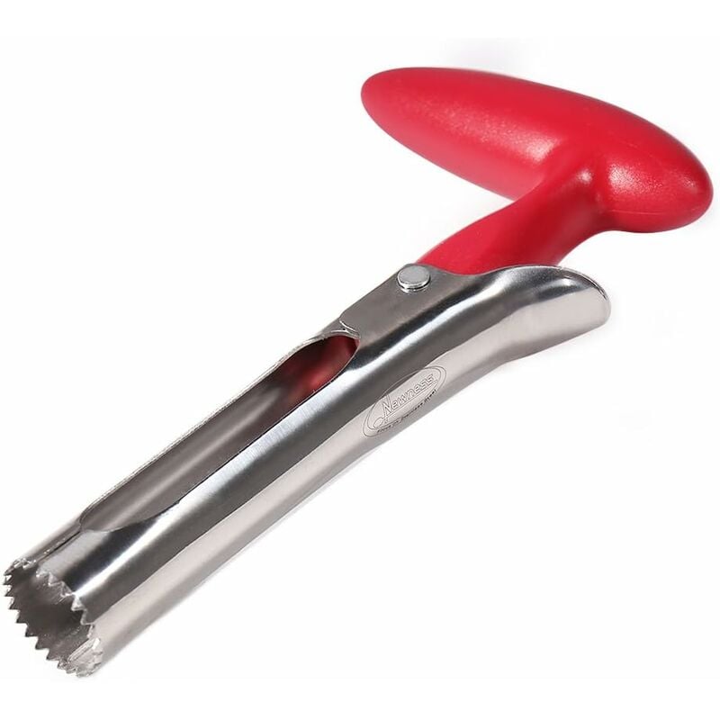Herramienta descorazonadora de manzanas de acero inoxidable con hoja dentada, para el hogar y la cocina (rojo)
Herramienta descorazonadora de manzanas de acero inoxidable con hoja dentada, para el hogar y la cocina (rojo)