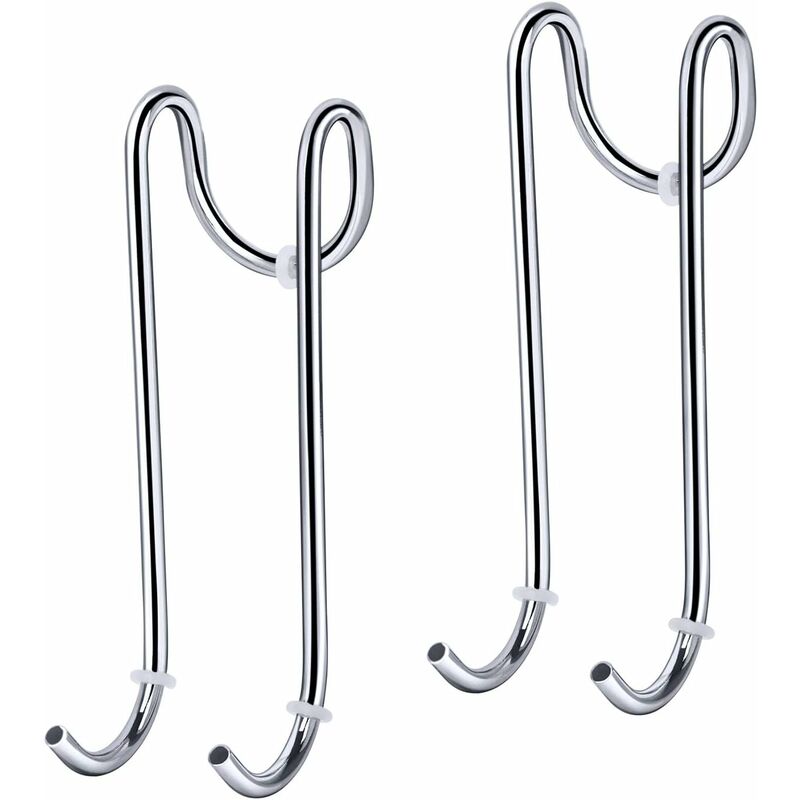 Juego de 2 ganchos de ducha para ducha, mampara de ducha de vidrio sin soporte de taladro para ducha, escobilla de goma, toallas, bola de baño con
Juego de 2 ganchos de ducha para ducha, mampara de ducha de vidrio sin soporte de taladro para ducha, escobilla de goma, toallas, bola de baño con