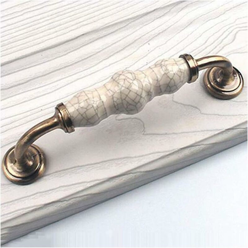 juego de 2 tiradores para muebles Tirador de puerta de cerámica con patrones de grietas con tornillos para armario, armario, cajón de 128 mm de
juego de 2 tiradores para muebles Tirador de puerta de cerámica con patrones de grietas con tornillos para armario, armario, cajón de 128 mm de