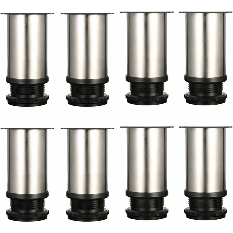 juego de 8 patas de mueble, patas de mueble ajustables metal cromado regulable en altura (total: 80-95 mm)
juego de 8 patas de mueble, patas de mueble ajustables metal cromado regulable en altura (total: 80-95 mm)