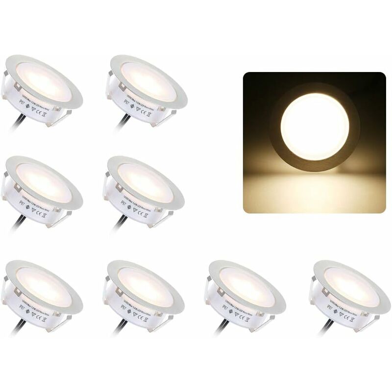Kit de luces LED empotradas para terraza, luz de paisaje para exteriores, IP67, bajo voltaje, resistente al agua para exteriores, patio, jardín,
Kit de luces LED empotradas para terraza, luz de paisaje para exteriores, IP67, bajo voltaje, resistente al agua para exteriores, patio, jardín,