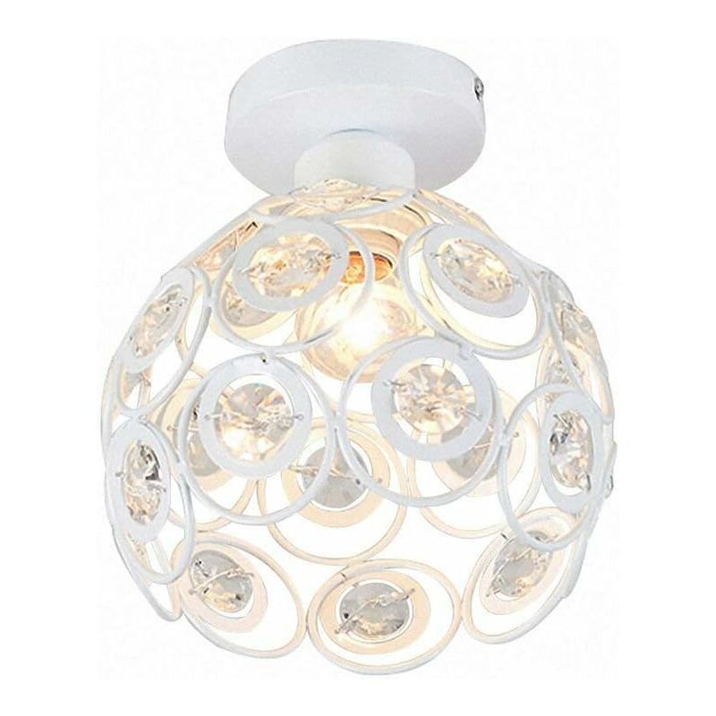 Litzee - Lámpara de techo de metal de cristal industrial moderna iluminación de techo para interiores y exteriores Sombra blanca 20 x 20 cm
Litzee - Lámpara de techo de metal de cristal industrial moderna iluminación de techo para interiores y exteriores Sombra blanca 20 x 20 cm