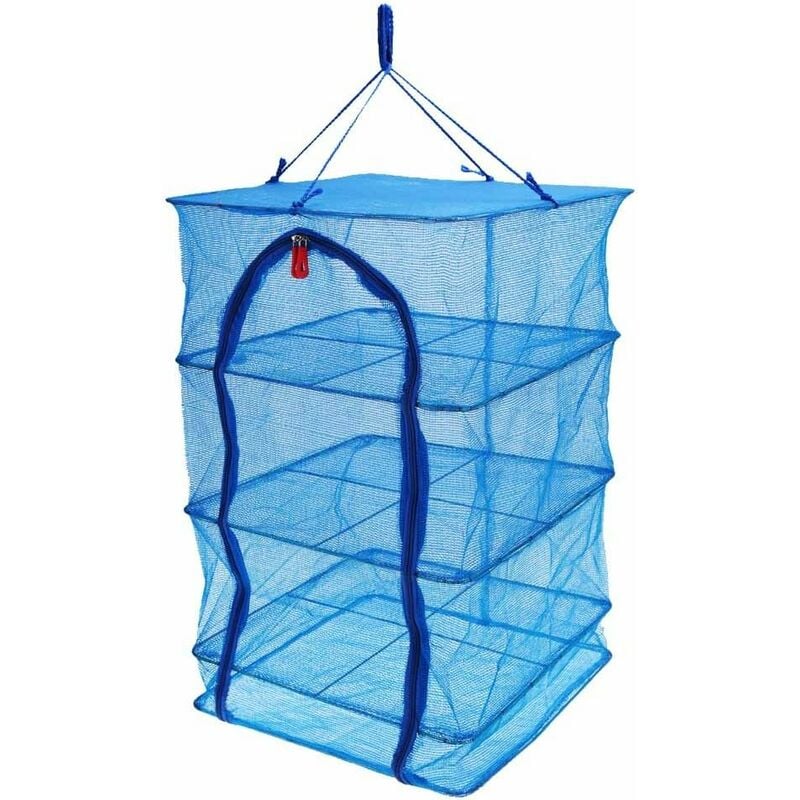 Mesh 40 * 40 * 65 cm 4 capas de verduras y platos de pescado colgando secando en red
Mesh 40 * 40 * 65 cm 4 capas de verduras y platos de pescado colgando secando en red