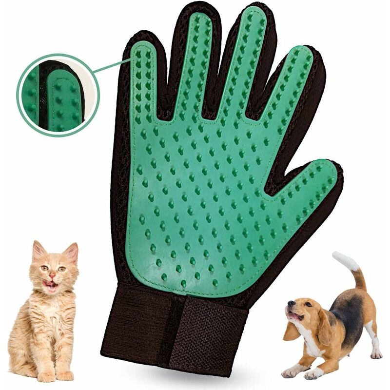 NA Pet Grooming Glove Depiladora para pelo de gato y perro Herramienta para aflojar el moho Puntas de silicona suave para masaje Cepillado y lavado
NA Pet Grooming Glove Depiladora para pelo de gato y perro Herramienta para aflojar el moho Puntas de silicona suave para masaje Cepillado y lavado