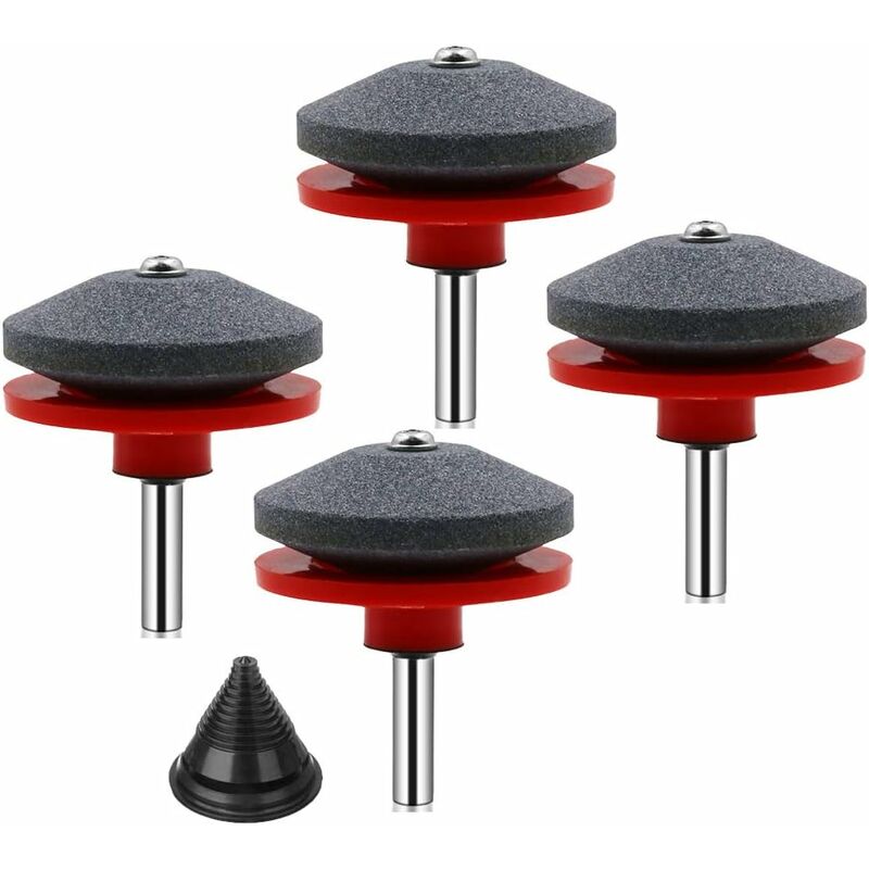 paquete de 4 afiladores de cuchillos para cortacésped con equilibrador de 1 cuchilla Piedra de afilar universal para casi todos los taladros manuales
paquete de 4 afiladores de cuchillos para cortacésped con equilibrador de 1 cuchilla Piedra de afilar universal para casi todos los taladros manuales