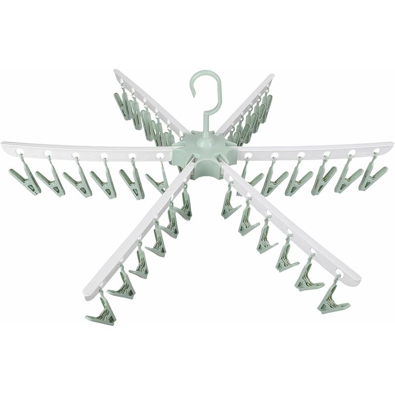 perchero plegable para guantes, secadora, 36 pinzas para ropa, perchas de plástico para ropa interior, calcetines, guantes. (Verde)
perchero plegable para guantes, secadora, 36 pinzas para ropa, perchas de plástico para ropa interior, calcetines, guantes. (Verde)