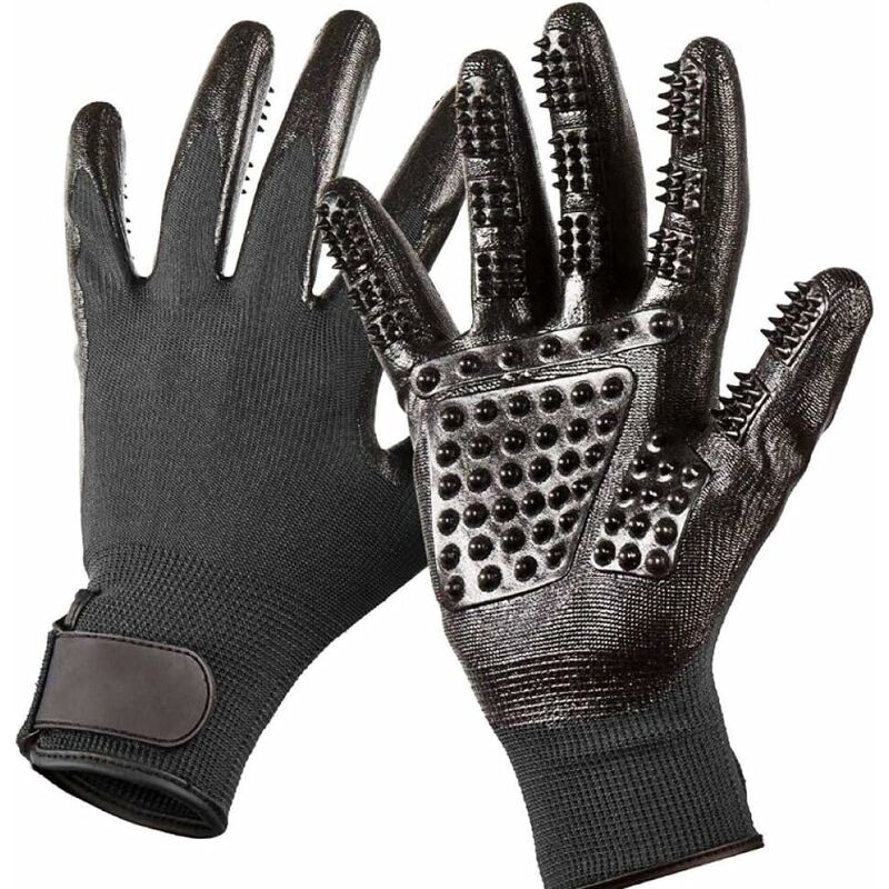 Pet Wash Gloves Guante suave para mascotas, perfecto para masajes y restauración del cabello en perros, gatos, caballos (negro)
Pet Wash Gloves Guante suave para mascotas, perfecto para masajes y restauración del cabello en perros, gatos, caballos (negro)