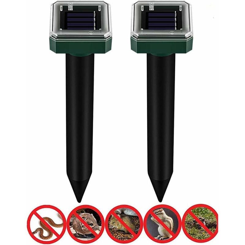 Repelente de lunares solar, 2 piezas IP56 Repelente de lunares ultrasónico, Repelente de campañol, Repelente de campañol, Control de lunares,
Repelente de lunares solar, 2 piezas IP56 Repelente de lunares ultrasónico, Repelente de campañol, Repelente de campañol, Control de lunares,