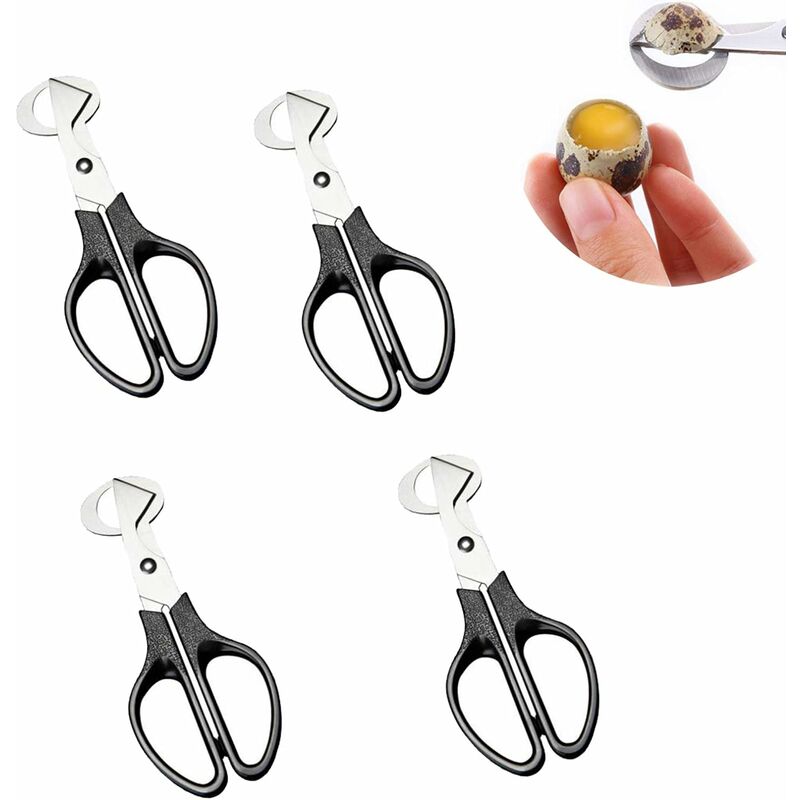 Utensilios de cocina para el hogar Tijeras para huevos 4 piezas Tijeras para huevos de codorniz de acero inoxidable Cortador de huevos Abridor de
Utensilios de cocina para el hogar Tijeras para huevos 4 piezas Tijeras para huevos de codorniz de acero inoxidable Cortador de huevos Abridor de
