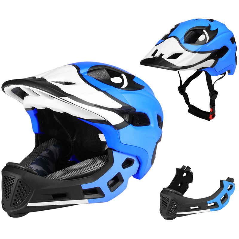 Lixada, casco de cara completa desmontable para ninos, casco de seguridad deportivo para ninos, para ciclismo, monopatin, patinaje sobre ruedas,Azul
Lixada, casco de cara completa desmontable para ninos, casco de seguridad deportivo para ninos, para ciclismo, monopatin, patinaje sobre ruedas,Azul