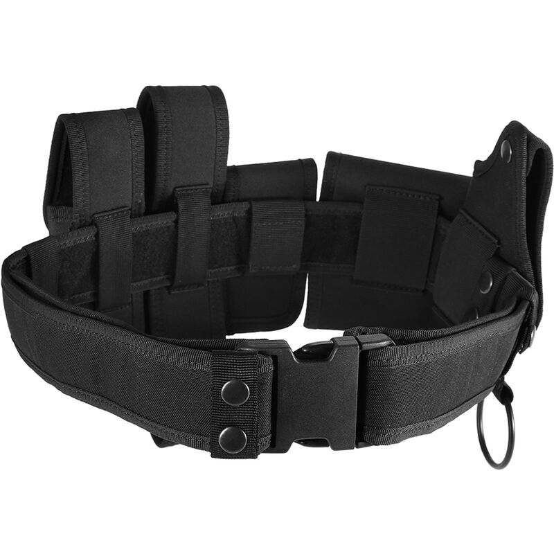 Cinturon tactico al aire libre Equipo modular de aplicacion de la ley Seguridad policial Cinturon de utilidad militar con fundas Equipo,Negro, kit de
Cinturon tactico al aire libre Equipo modular de aplicacion de la ley Seguridad policial Cinturon de utilidad militar con fundas Equipo,Negro, kit de