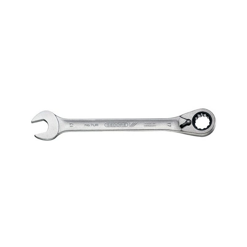 Llave mixto con trinquete, reversible, cabeza inclinado - 13°, reversible, lado e/planos : 10 mm, Largo 160 mm, Ángulo de trabajo 7 °
Llave mixto con trinquete, reversible, cabeza inclinado - 13°, reversible, lado e/planos : 10 mm, Largo 160 mm, Ángulo de trabajo 7 °