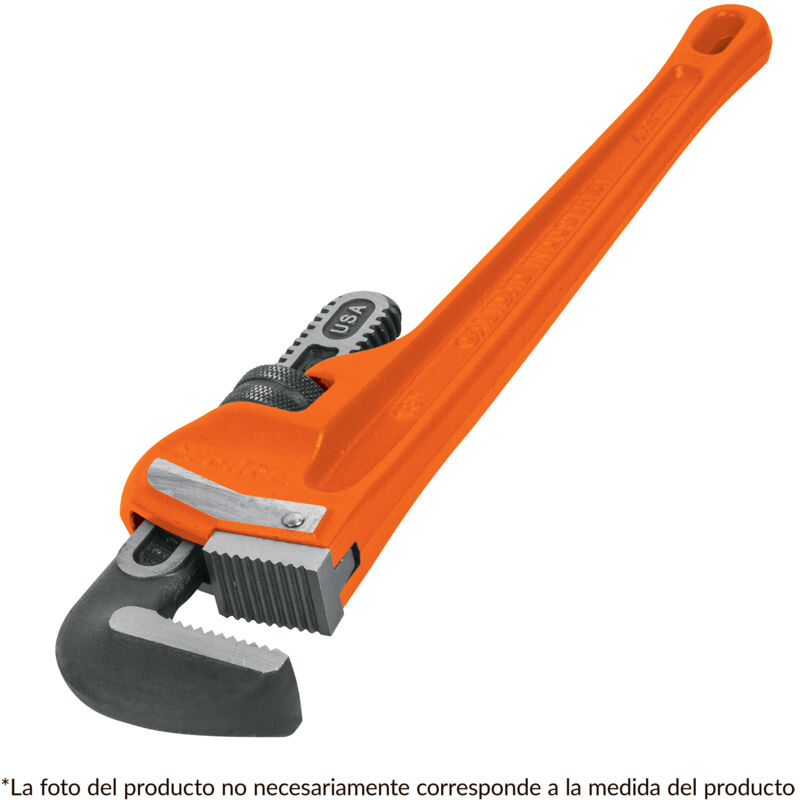 Llave para tubo stilson 12' (300mm)
Llave para tubo stilson 12' (300mm)