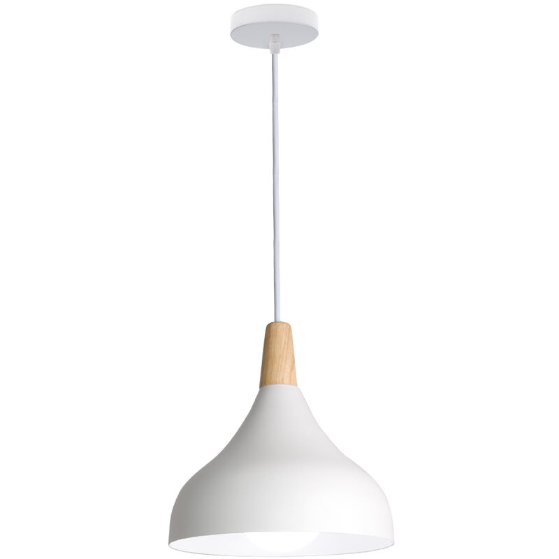 Wottes - Lámpara colgante creativo simple E27 iluminación interior luz colgante dormitorio sala de estar (blanco) - Blanco
Wottes - Lámpara colgante creativo simple E27 iluminación interior luz colgante dormitorio sala de estar (blanco) - Blanco