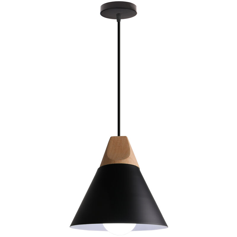 Wottes - Lámpara colgante industrial creativo madera maciza dormitorio sala de estar candelabro decorativo(Negro) - Negro
Wottes - Lámpara colgante industrial creativo madera maciza dormitorio sala de estar candelabro decorativo(Negro) - Negro